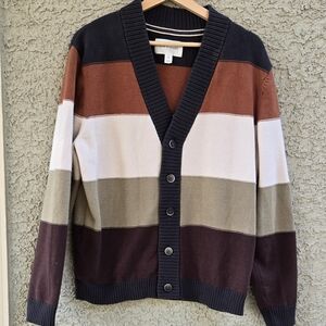 Sun + Stone V Neck Cardigan Sweater